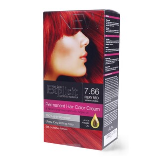 Farba/kosu vatreno crvena Explicit 7.66