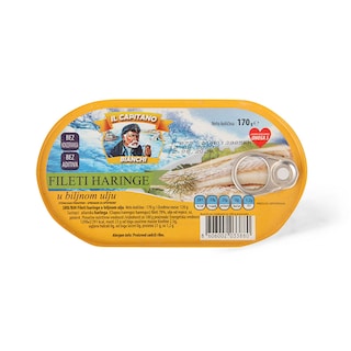 Haringa filet/ulj.hansa Il Capitano 170g