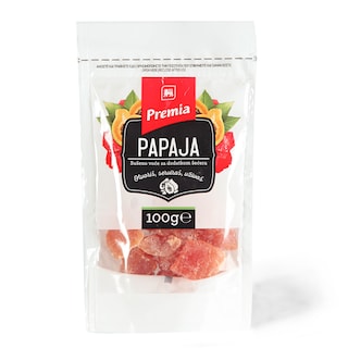 Suva papaja Premia 100g