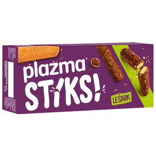 Keks Plazma Stiksi sa lesnikom 125g
