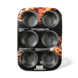 Premia kalup za mafine 6 rupa