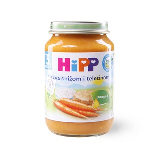 Kasica Hipp pirinac,teletina 190g