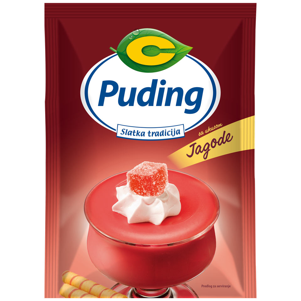 Puding jagoda C 40g
