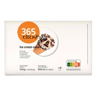 Slad.vanila kornet DLL 8/1 556g 960ml