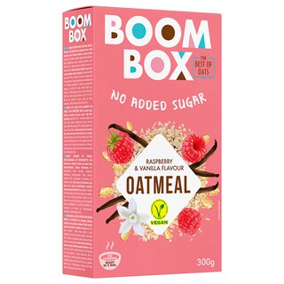 Ovsena kasa malina vanila Boom Box 300g