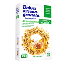 Dobra ovsena granola sa med.lesn.300g