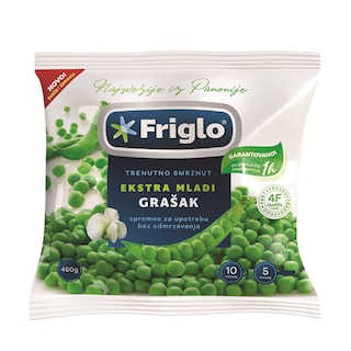 Smrznuti mladi grasak Friglo 450g