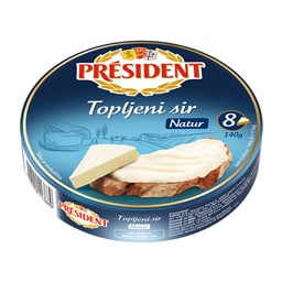 Sir topljeni natur President 140g