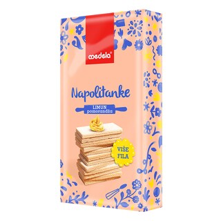 Napolitanka limun-narandza 400g, Medela