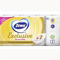 T.papir Exclusive alm.milk Zewa 4sl 8/1