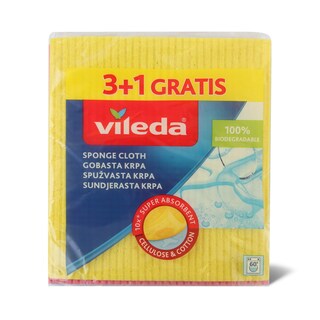 Sundjerasta krpa 3+1 Vileda
