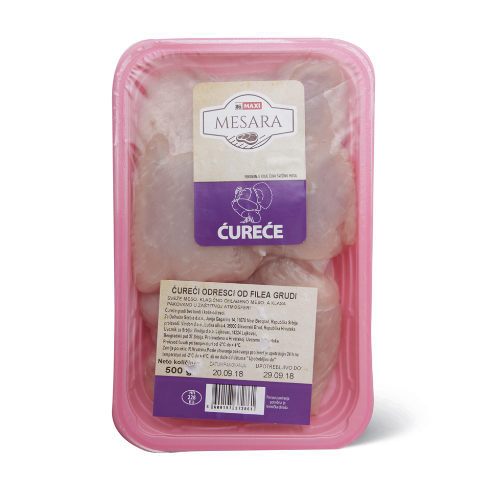Cureci file od gudi-odresci 500g Sveze M