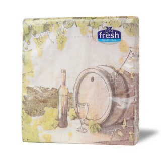 Salvete Fresh vino&grozdje 3sl.20/1