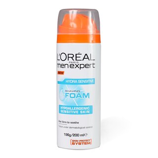 Pena/brijanje L'Oreal men sensitive200ml