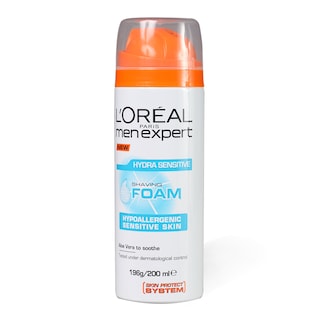 Pena/brijanje L'Oreal men sensitive200ml