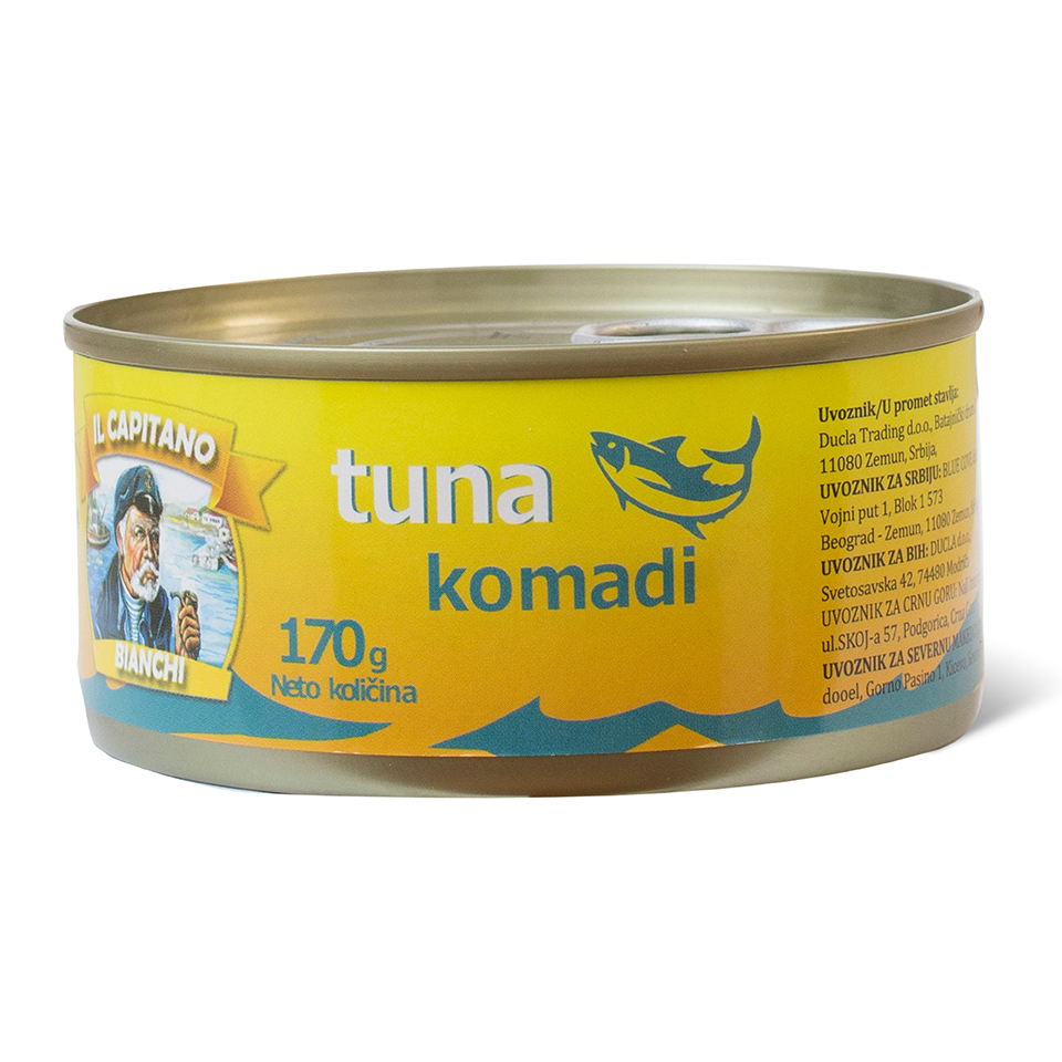 Tunjevina komad u ulju Il Capitano 170gr