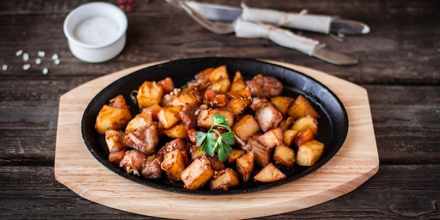 Pečeni krompir sa mesom