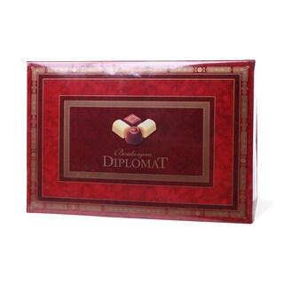 Bombonjera Diplomat crvena Cokolend 380g