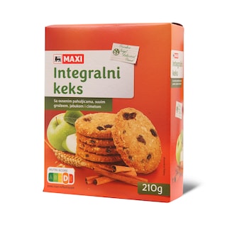 Integr.keks jab.cim.ovs.pah. Maxi 210g