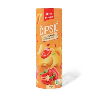 Cipsic paprika Premia 100g