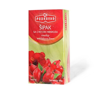 Caj od sipka sa hibiskusom Podravka 50g