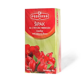 Caj od sipka sa hibiskusom Podravka 50g