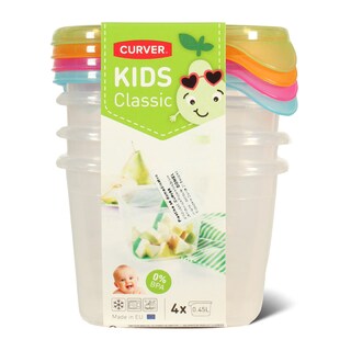 Frigo posude 4x0.45L Kids