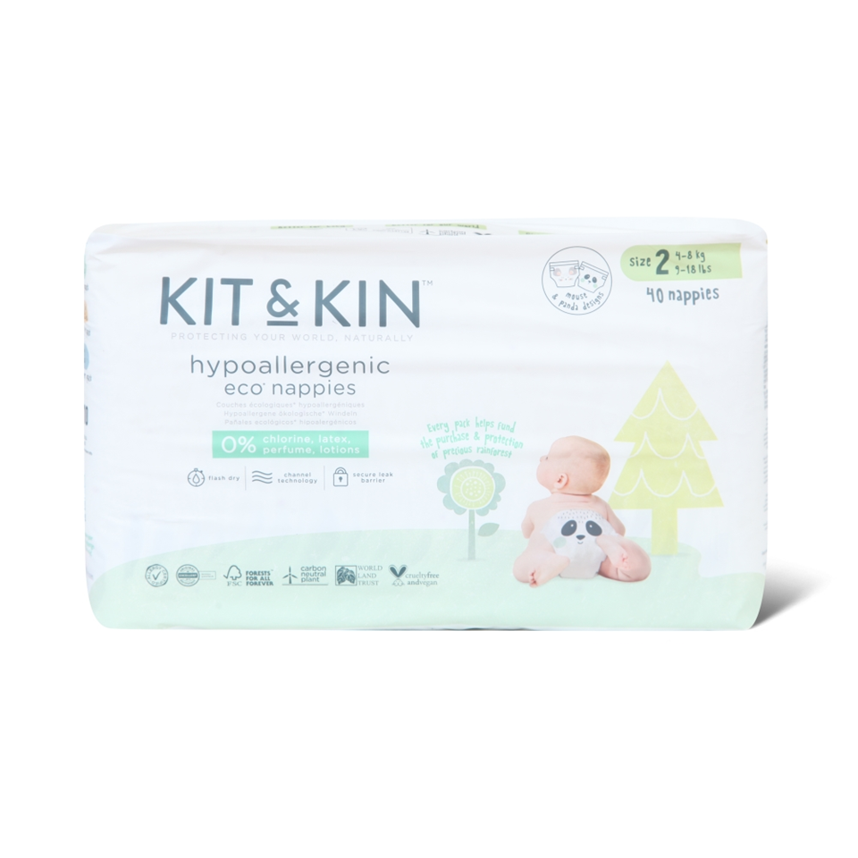 Pelene velicina 2 4-8 kg Kit&Kin 40kom