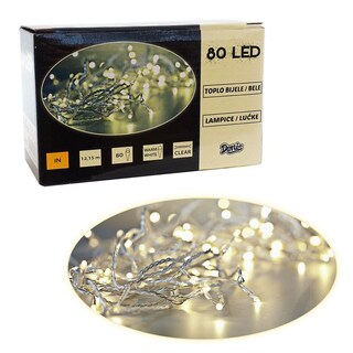 Lampice led bele B/O 80/1 52-104000