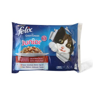 Hrana/macke Felix Junior meso 4x100g