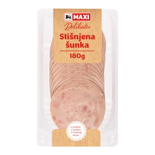 Stisnjena sunka slajs Maxi 180g 