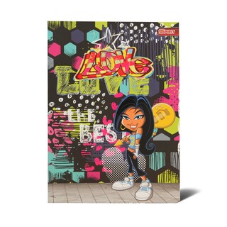 Sveska A4 mp 52l karo grafiti