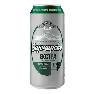 Pivo extra filtrirano Zajecarsko lim0.5l