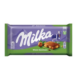 Cokolada mlecna wholenuts Milka 100g