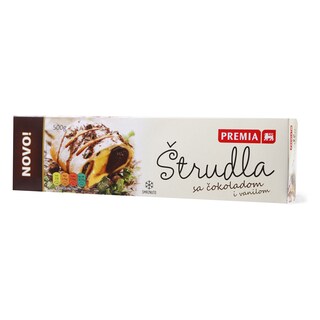Strudla cokolada,vanila Premia 500g