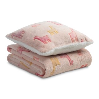 Dormeo Warm hug set lama roze 130x190cm