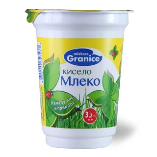 Kiselo mleko 3.2%mm Granice casa 400g