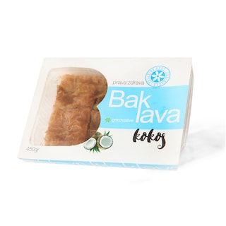 Baklava kokos prava zdrava 450g