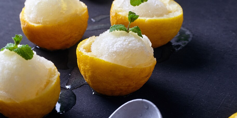 Sorbe od limuna sa belim vinom