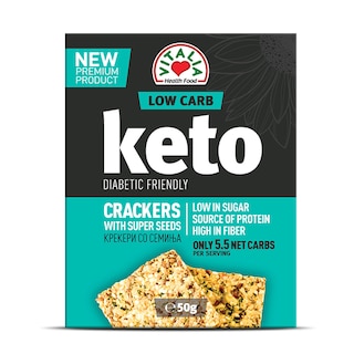 Kreker semenke Keto Vitalia 50g