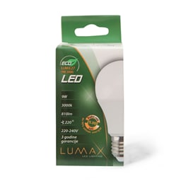 Sijalica led eco LUME27-9W 6500K 810 lm