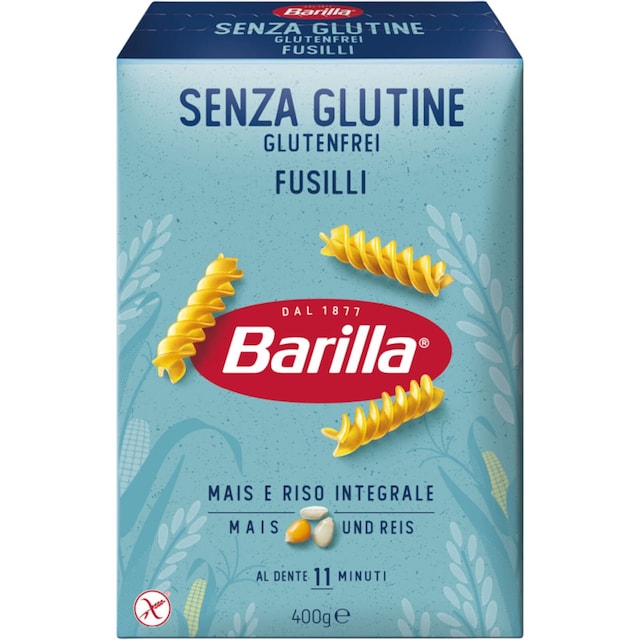 Barilla Makarone Fusilli bez glutena 400g