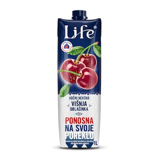 Sok visnja kas.50% premium Nectar Life1l
