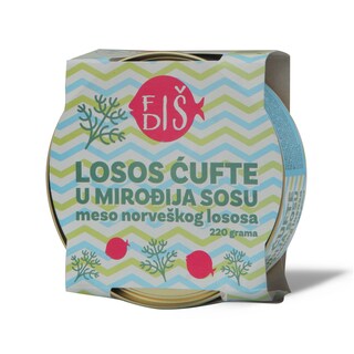 Losos cufte u mirodjija sosu 220g