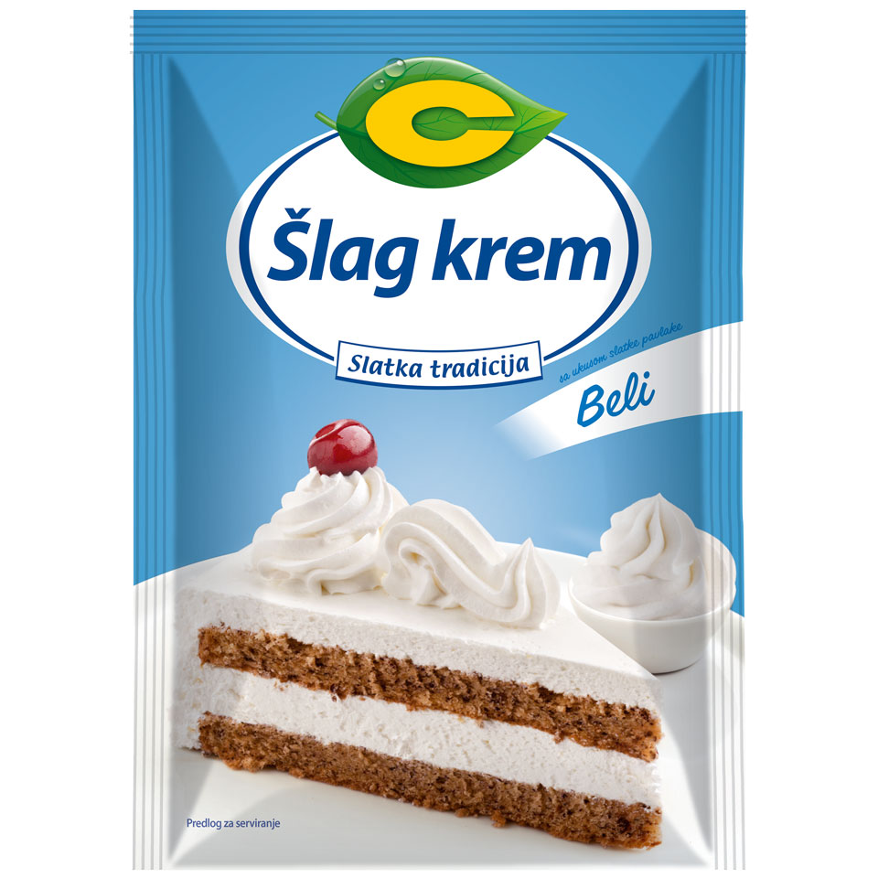 Slag krem beli C 75g
