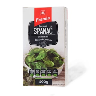 Smrznuti spanac Premia 400g