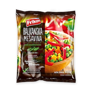 Smrznuta balkanska mesavina Frikom 450g