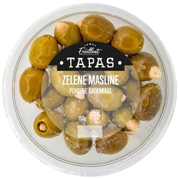 Tapas zelene masline badem EX 150g