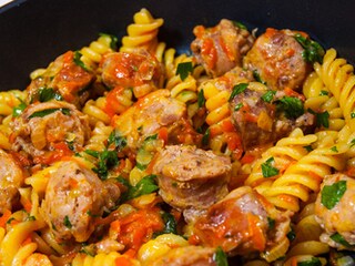 Fusili s kobacama i povrćem