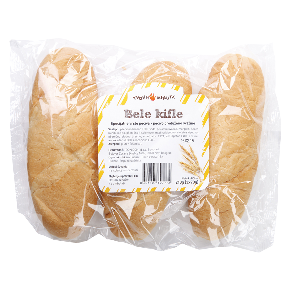 Kifla bela Maxi 3x70g